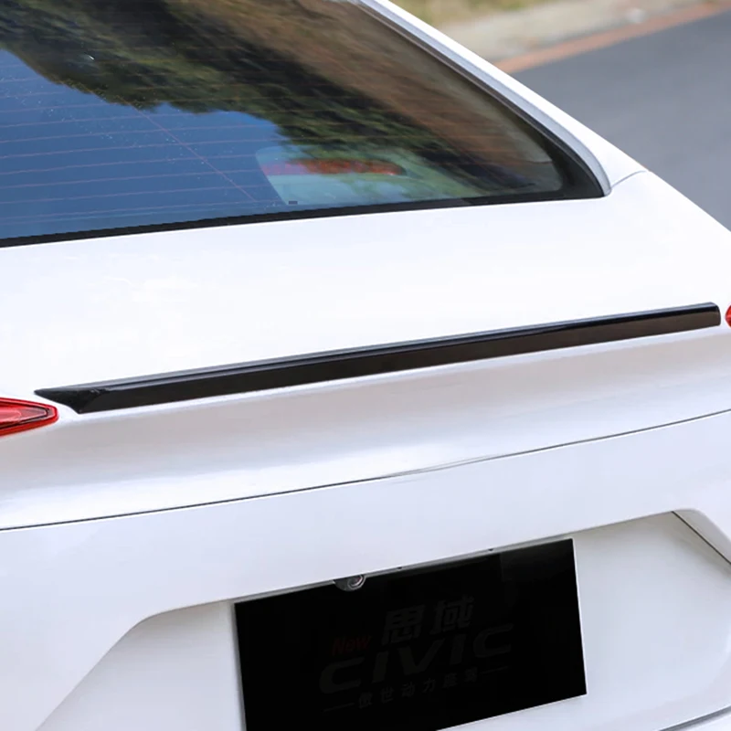 

A13Z_Car Rear Trunk Spoiler Tail Lid Wing For Honda Civic Sedan 16-19