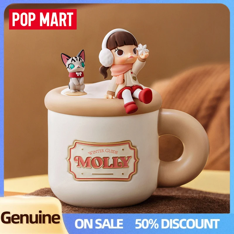 

Popmart Baby Molly Winter Fit Check Guide Series Cup Water Glass Home Decor Periphery Present Trendy Toys Collect Surprise Gift