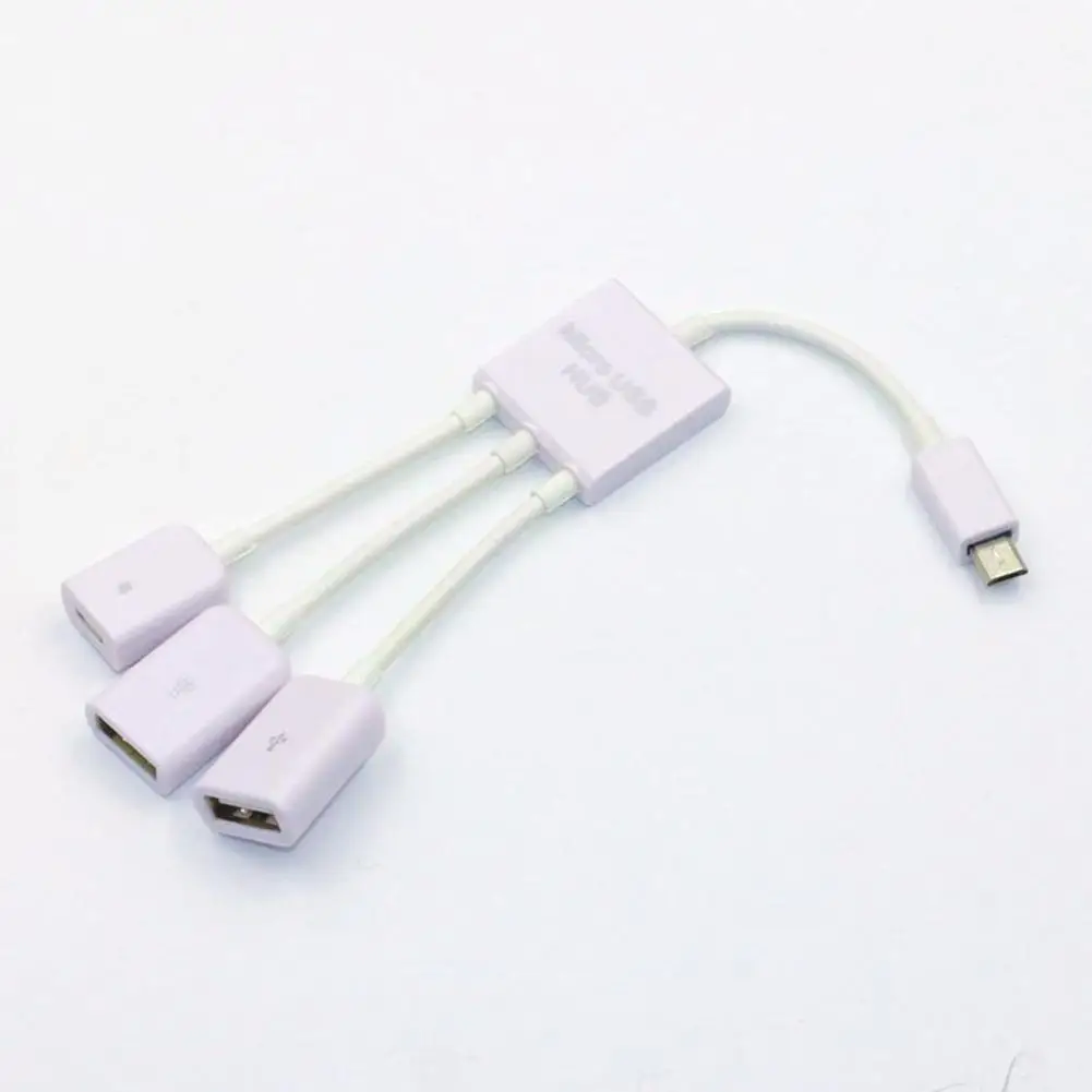 1 PC 3 in 1 Micro USB OTG Cable Data Transfer Micro USB Male to Female Adapter Game Mouse Keyboard Adapter Cable