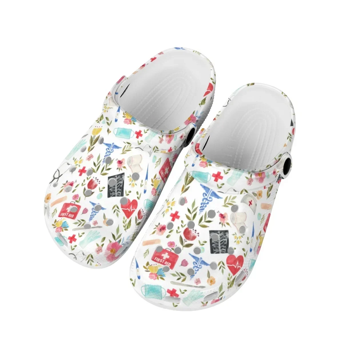 New Trend Casual Garden Shoes Lightweight Non-Slip Clogs Hospital Medical EMT ECG Slides Sandals For Women Slippers