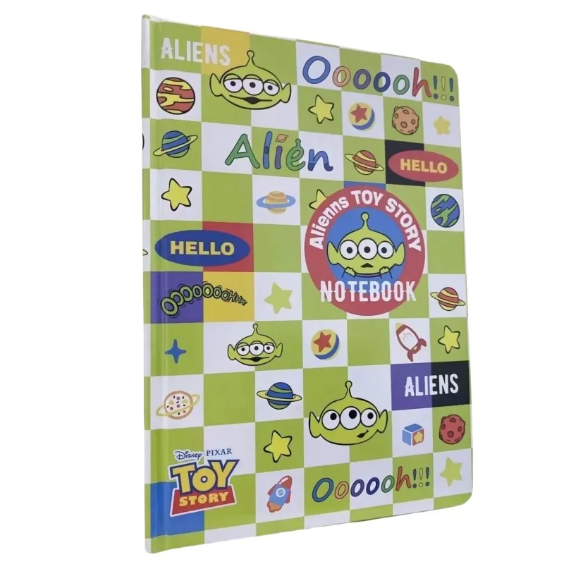 Disney Buzz Lightyear Lotso Alien periférico de anime cuaderno de estudiante de dibujos animados creativos regalo de festival de alta estética al por mayor.