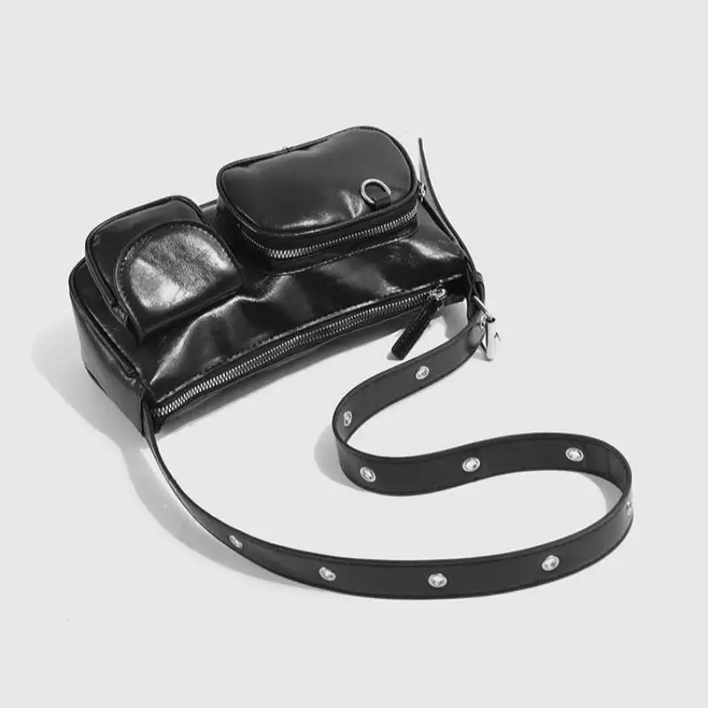 حقائب جيوب غير رسمية تناسب الجميع للنساء حقيبة كتف جمالية بسيطة Y2k كلاسيكية على الموضة الكورية حقائب يد للسيدات للمكتب عبر الجسم #3