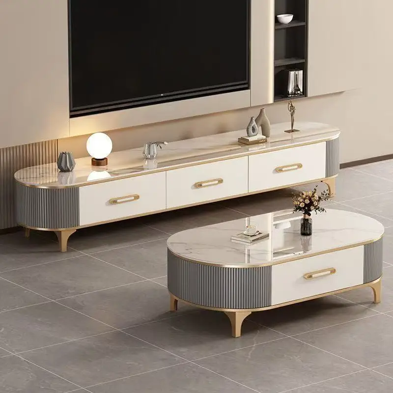 

Modern Light Luxury Tv Stand Cabinet Legs Gold Universal Wall Shelves Home Furniture Shelf Meuble Tv Living Room Furniture