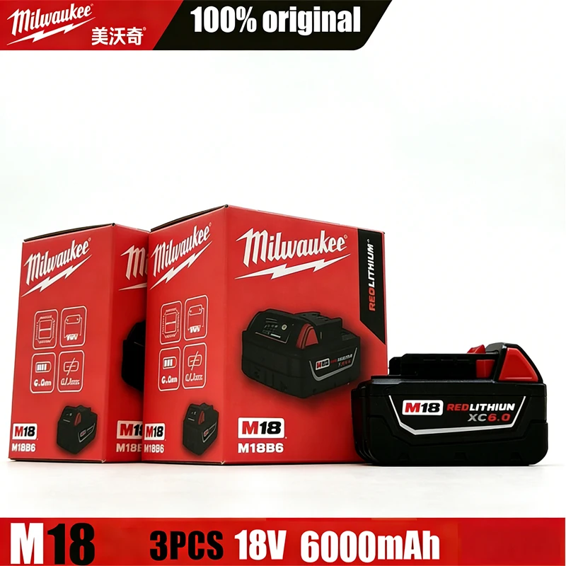 

Battery Milwaukee M12B6 12V 5.0/6.0Ah REDLITHIUM™ Battery – Built for Cold, Durable & Long-Lasting Power on Jobsites