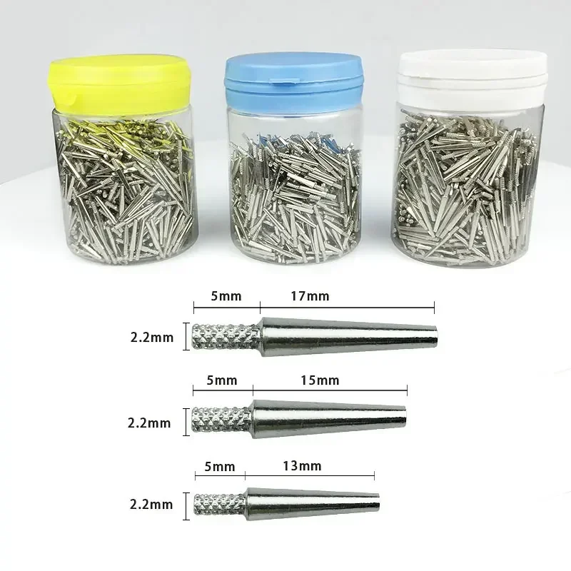 GREATLH Dental Lab Pins Nail 1000Pcs/Bag Dental Lab Supplies Dental Lab Pins Zinc Alloy Dowel Pins Nails