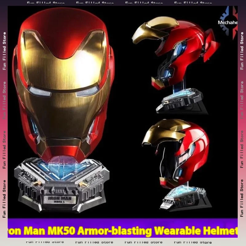 New Mechahead Mk50 Iron Man Helmet With Voice Control Wearable Black Technology Recommended Gift By Experts In The Surrounding A