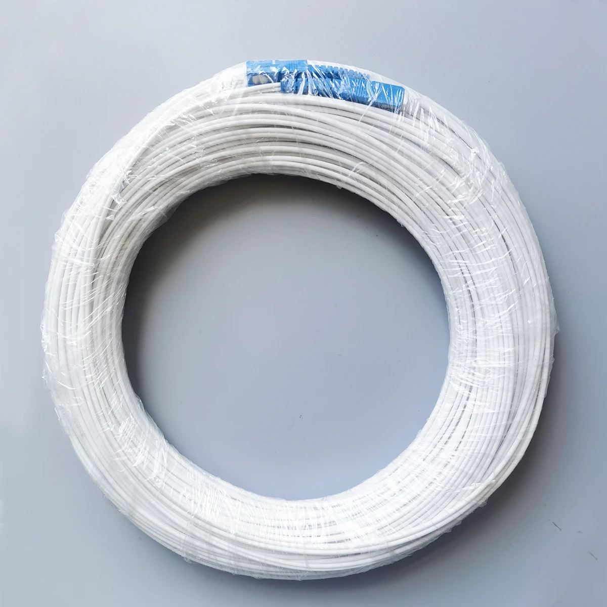 50M Fiber Drop Cable Optical Patch Cord FTTH SC/UPC-SC/UPC Single Mode Simplex Indoor Optic Patch Cord Extension Cables