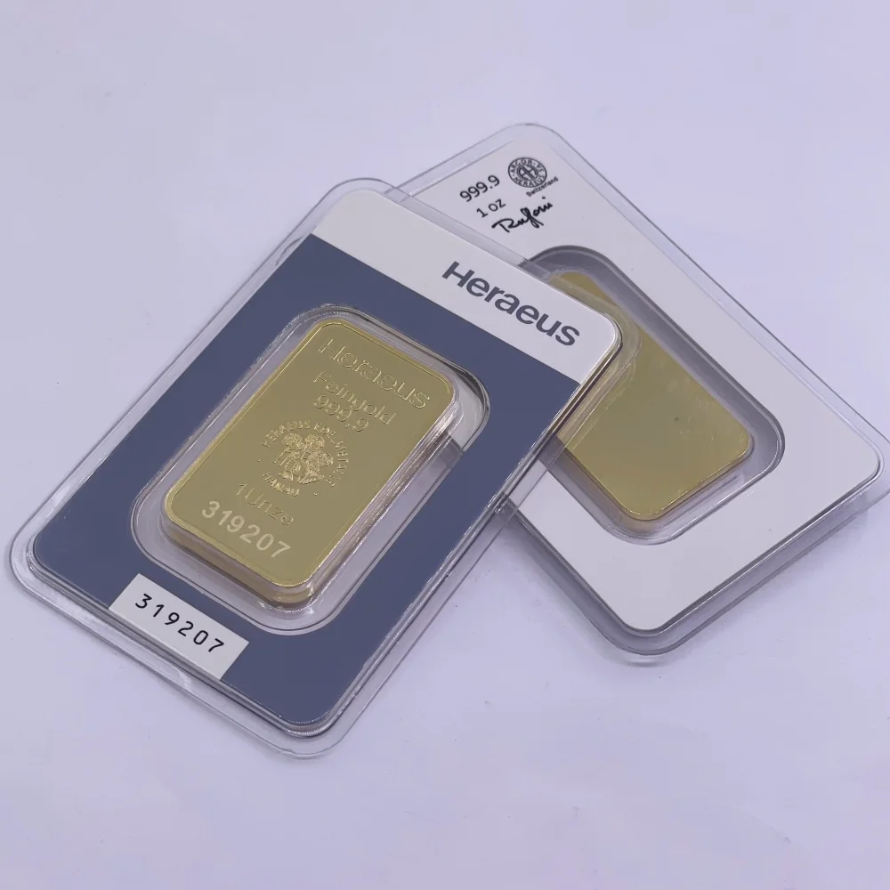 Barra de Oro de Diseño APMEX de 1oz, Réplica Chapada en Oro de 24K, Barra Conmemorativa Coleccionable de Cobre, Regalo de Recuerdo No Monetario para Colección