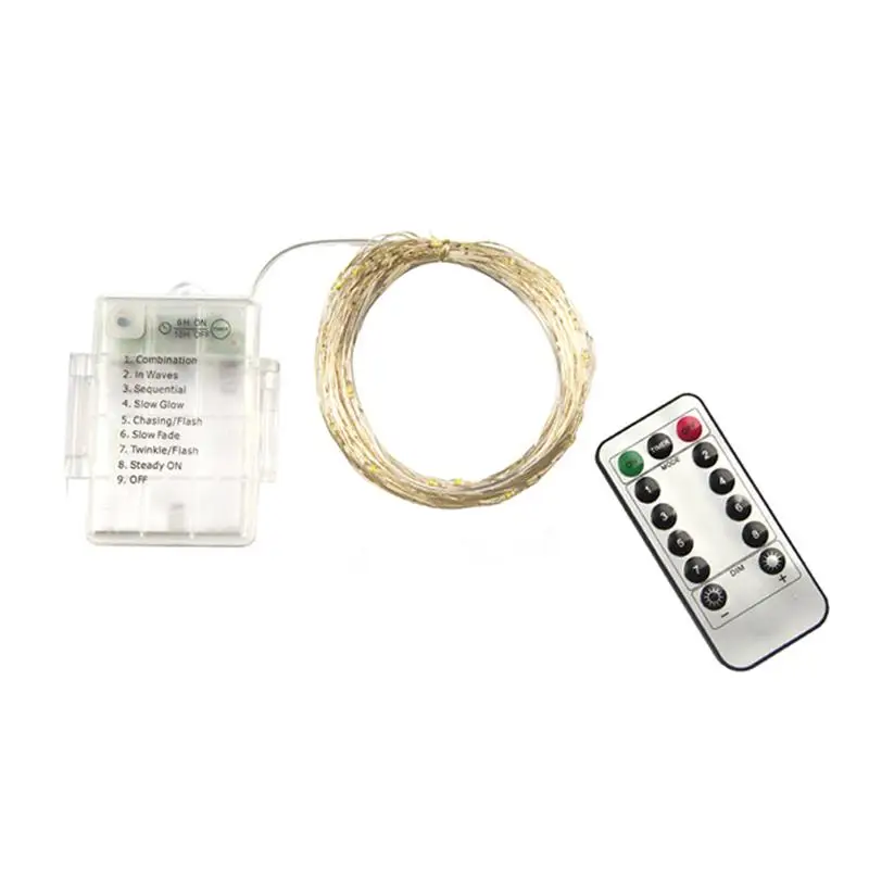 Guirnalda de luces LED para colgar en la pared, exquisitos proyectos de bricolaje, adorno con noche remota