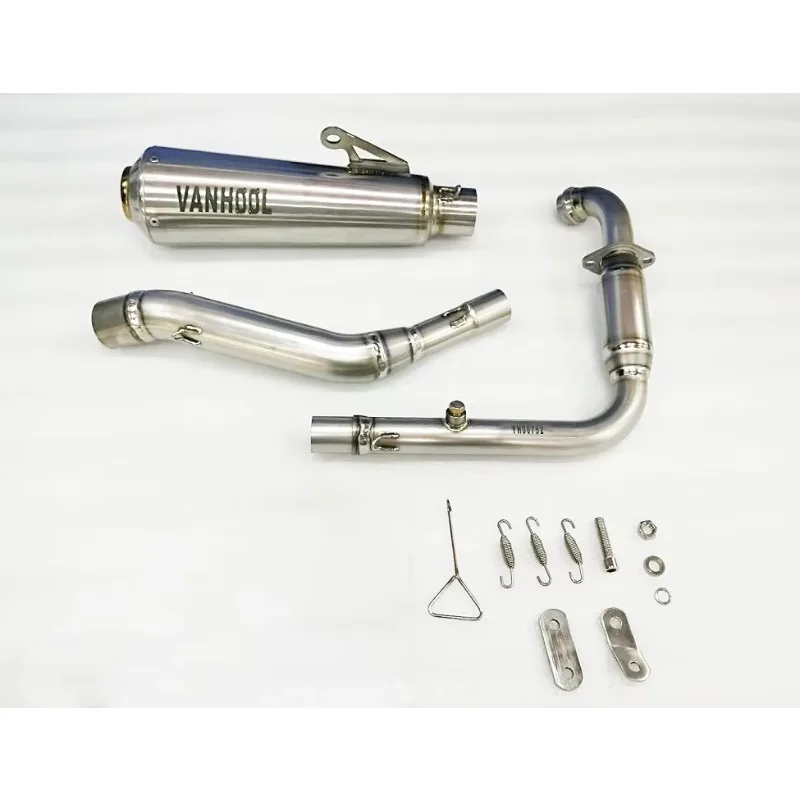 

FFBBTitanium High Performance Motorcycle Exhaust Muffler Pipe System for Ninja 250SL