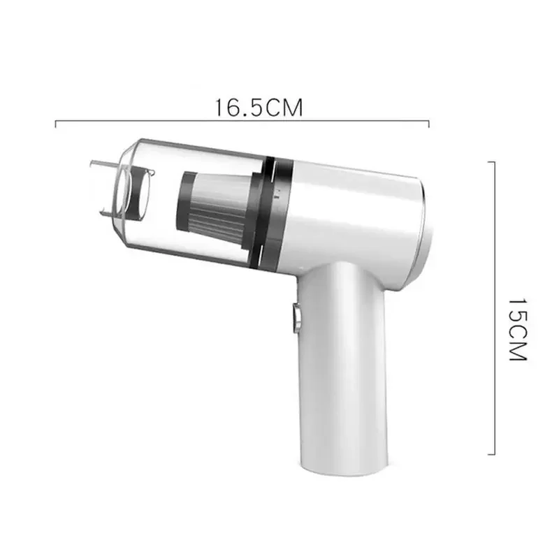Mini Aspirador de Pó Portátil 3 em 1 USB Recarregável