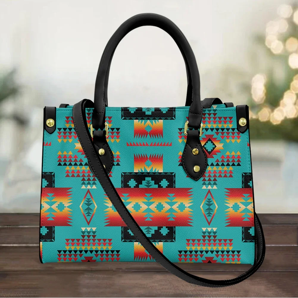 Cywgift 2023 Hot Sale Women Shoulder Bag Small Handbags And Purses Tribe Folk Pattern Designer Crossbody Bags For Female Totes