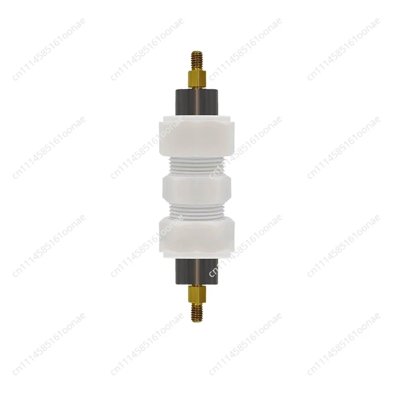 Simulated battery mold/two-electrode device