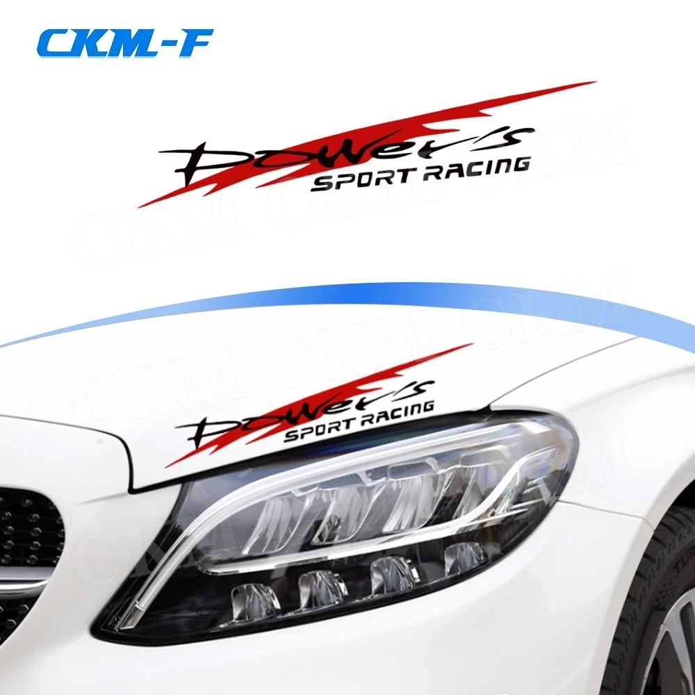 Power's Sport Racing Car Sticker Power's Racing Development Sports Sticker Car Reflective Waterproof vehicle Decal Creative