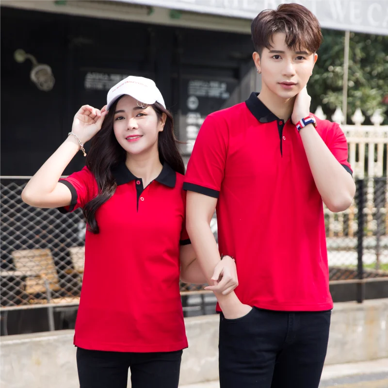 KAISING 8 Colors Contrasting Collar Polo Shirt Custom Logo Embroidery Printed Personal Group Design Summer Clothing Brand Tops