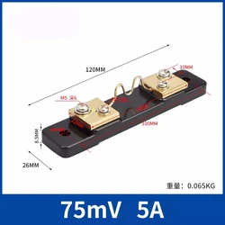 FL2 FL-2 DC shunt 5A~50A 75mV DC ammeter shunt Accuracy 0.5% 5A 10A 15 20A 30A 50A 5-50 Amp
