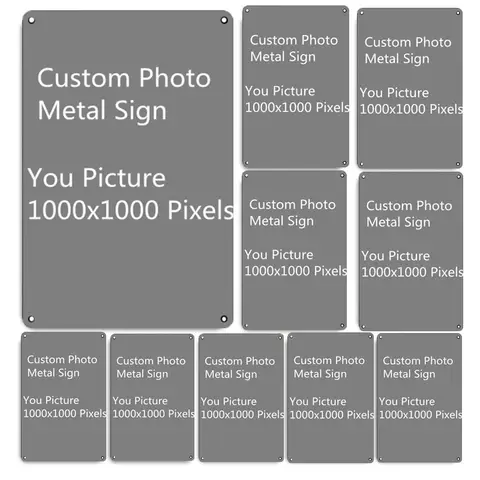 Custom Metal Plaque Vintage Custom Metal Sign Wall Decor Tin Sign Decor Painting Plaques Art Poster Advertise Plate