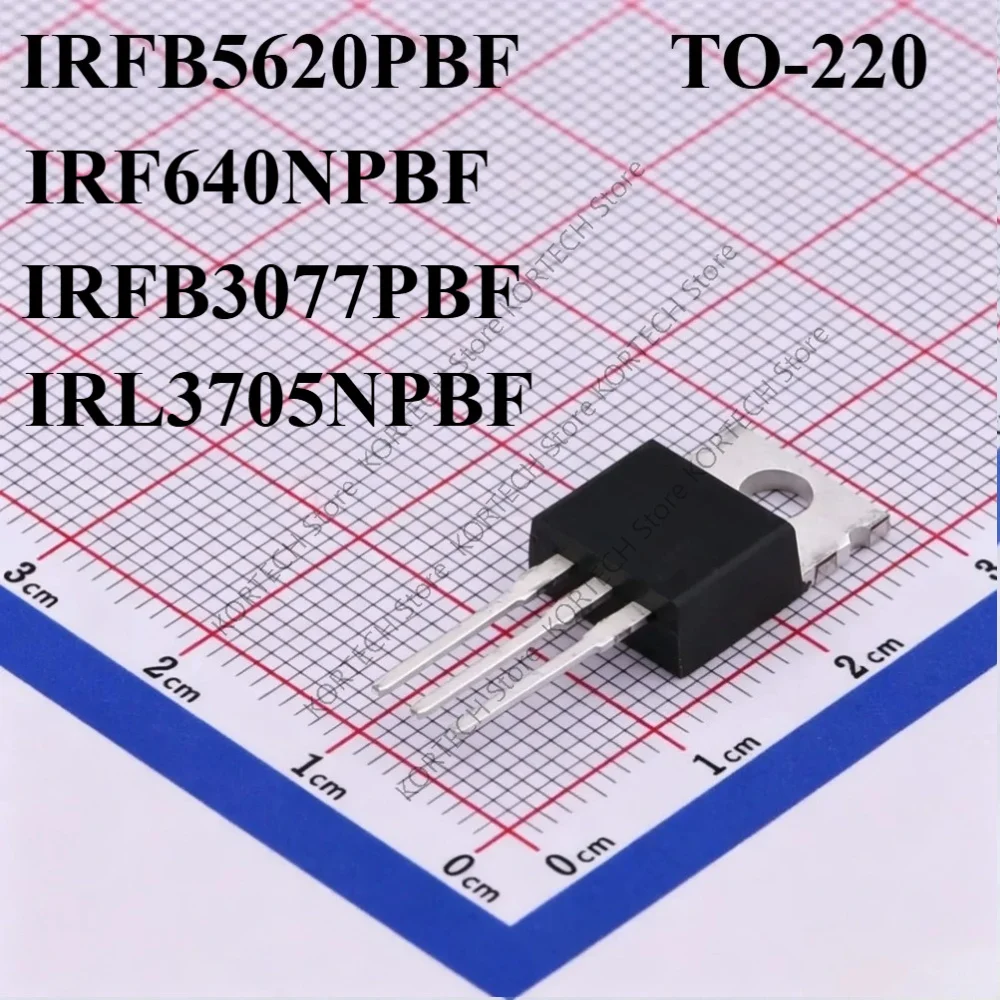 10pcs/Lot Original IRL3705NPBF IRL3705N  IRFB3077PBF IRFB3077  IRF640N IRF640NPBF IRFB5620 IRFB5620PBF TO-220  N-Channel MOSFET