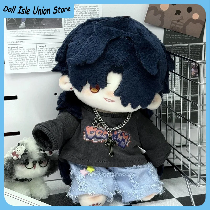 Honkai：Star Rail Super Cute Handsome Anime Doujin Blade Attribute Cotton Doll Plushie Dress Up Plush Stuffed Figurine Toys 20cm