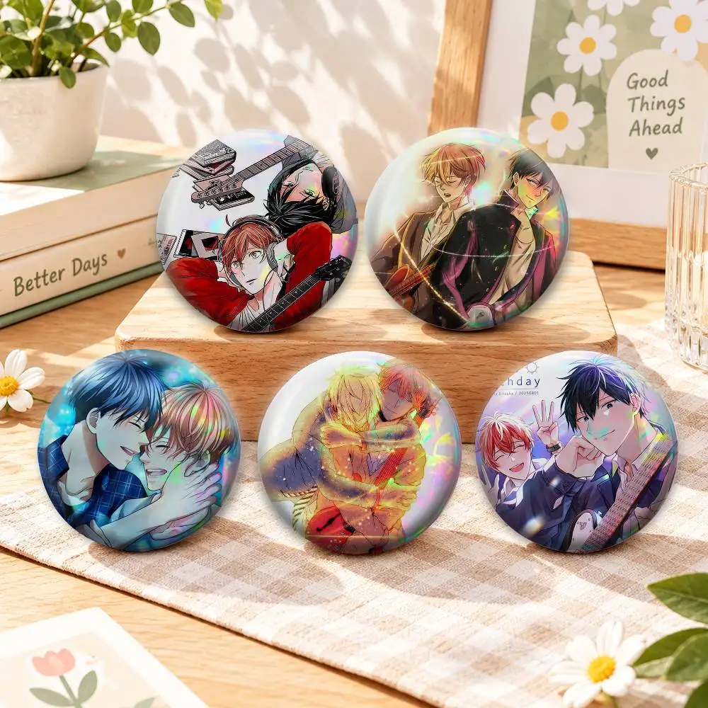 BL Manga G-Given Badges Creative Tinplate Button PinsBrooch Badge Clothes Backpack