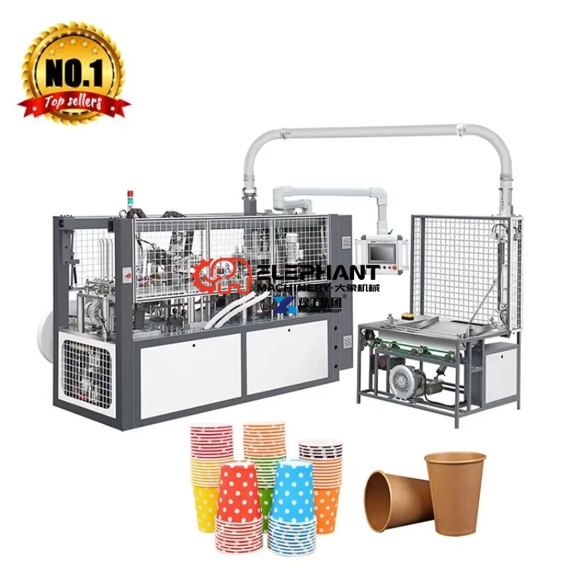Automatic Disposable Paper Cup Plate Making Machine Coffee Tea Paper Container Forming Production Equipment