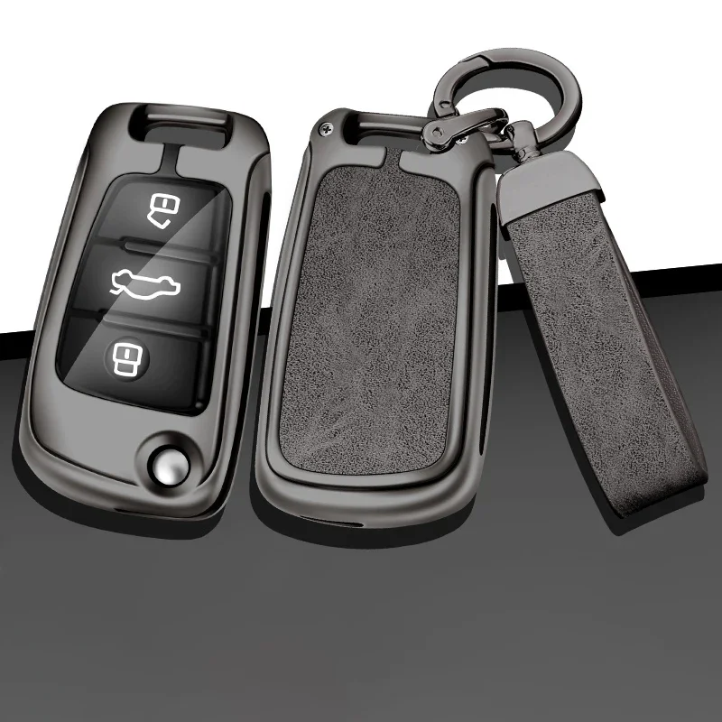 

Zinc Alloy Car Folding Key Cover Case Fob Holder for Audi A1 A3 A4 A5 A6 A7 Q3 Q5 Q7 S6 B6 B7 B8 8P 8V TT RS RS3 S3 Accessories