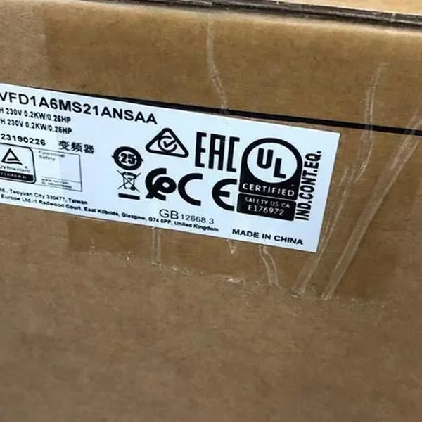 

1 шт. Новый преобразователь частоты серии MS300 VFD1A6MS21ANSAA, оригинальный, в наличии