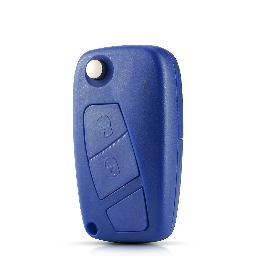 KEYYOU 2/3 pulsanti Flip Folding Car Key Shell Case per Fiat Punto Ducato Doblo Bravo Stilo Panda Idea Iveco Housing Cover