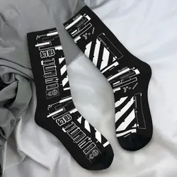 Illusion Techwear Socks Japanese Tokyo Future Tech Fashion Stockings Autumn Non Slip Unisex Men Socks High Quality Pattern Socks
