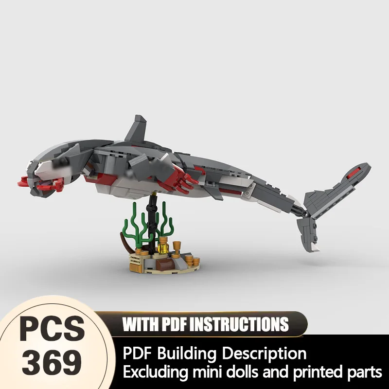 

Creators Animal Series Model MOC Building Bricks Fishfolk Cryptid Modular Technology Gifts Holiday Assemble Children Toys Suit