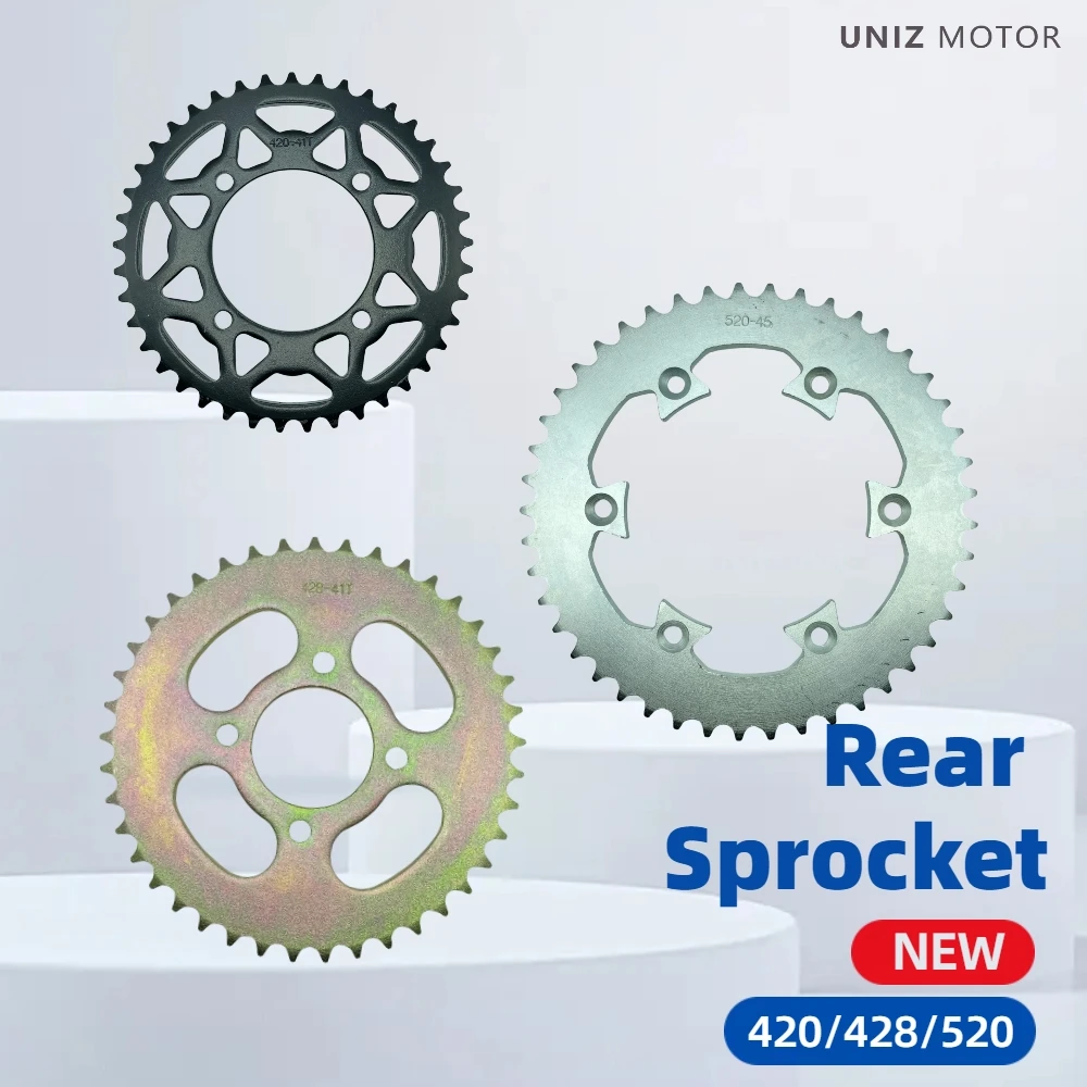 

Rear sprocket 420/520/428/25T41T 48t 54t for betas DIY electric motorcycle kart quadricycle modification accessories