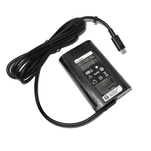 Imagen 2 del producto Adaptador USB tipo C para ordenador portátil, cargador de 65W para Dell Latitude 7420, 7370, 7275, 5285, 5420, 5520, 7320, 7410, 5179, 7390, 5290, 5320, 3300