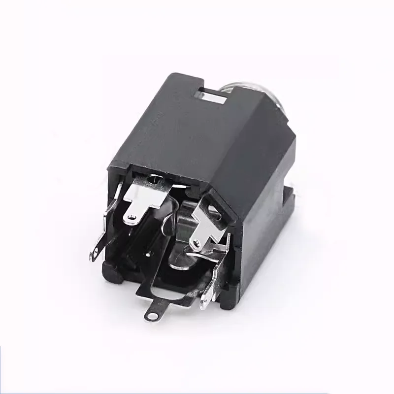 630-5P 6.35 مللي متر ميكروفون ميكروفون سماعة المقبس 5 دبوس الصوت مضخم الصوت مقبس الإناث #4