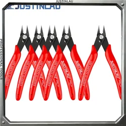 Blue/Red 170 Wire Cutter DIY Trimmer Diagonal Side Cutting Cable Nippers Red Blue Pliers Hand Mini Snips Flush Nipper Trimmer