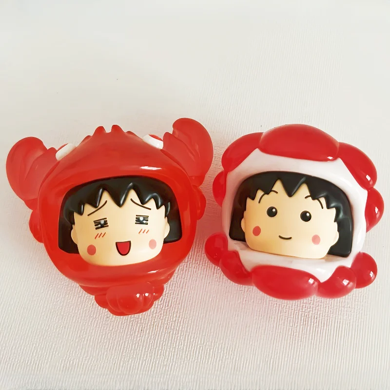 

Chibi Maruko-Chan Vigorous Ocean Series слепая коробка мини милая фигурка настольный орнамент подарок аниме фигурка креативная мультяшная игрушка