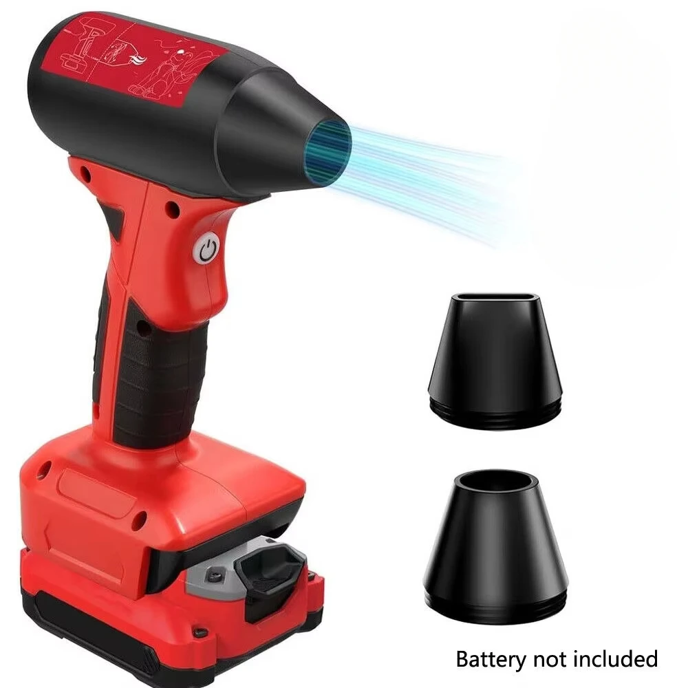 

Электрический вентилятор для рабочей площадки для мастера, 20 В, литий-ионный аккумулятор, беспроводной вентилятор для листьев, ручной портативный жестокий турбовентилятор, 4 скорости