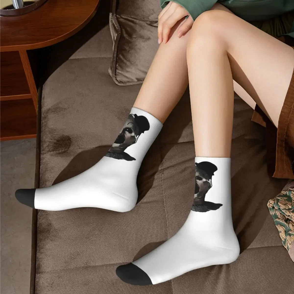 Terrifier-calcetines largos Harajuku, medias Súper suaves para todas las estaciones, accesorios para regalos Unisex