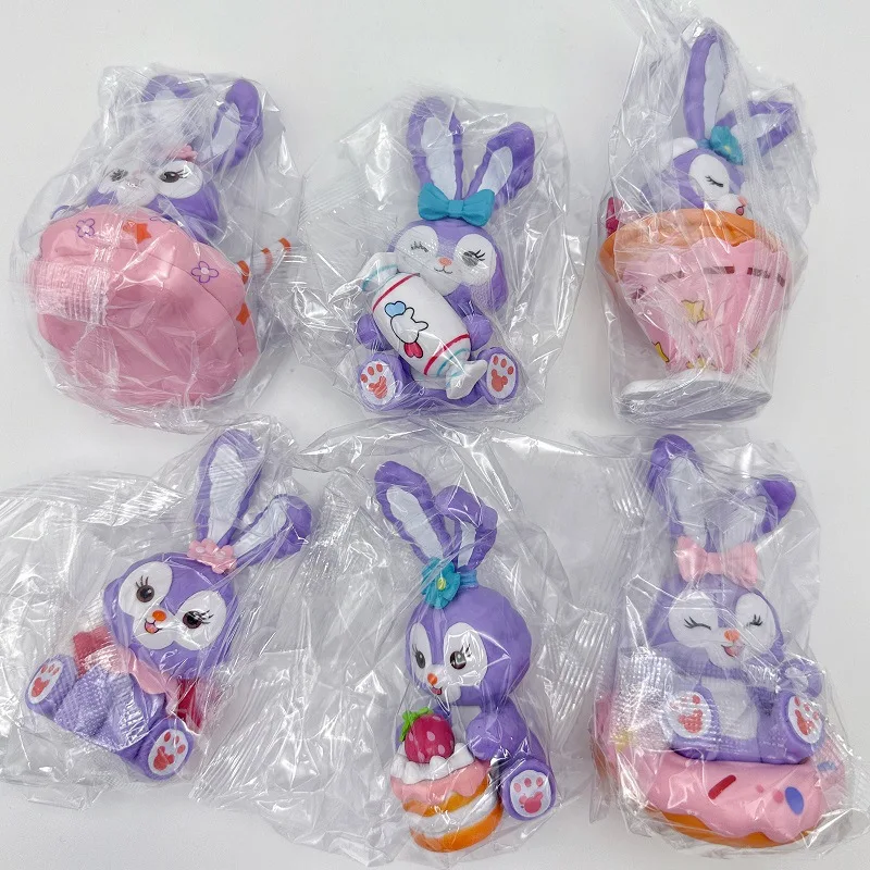 Lina Bell Stardelu Fox Rabbit Caja ciega de juguete de peluche, exquisito adorno de consola central de mesa y coche son perfecto para regalo de Navidad