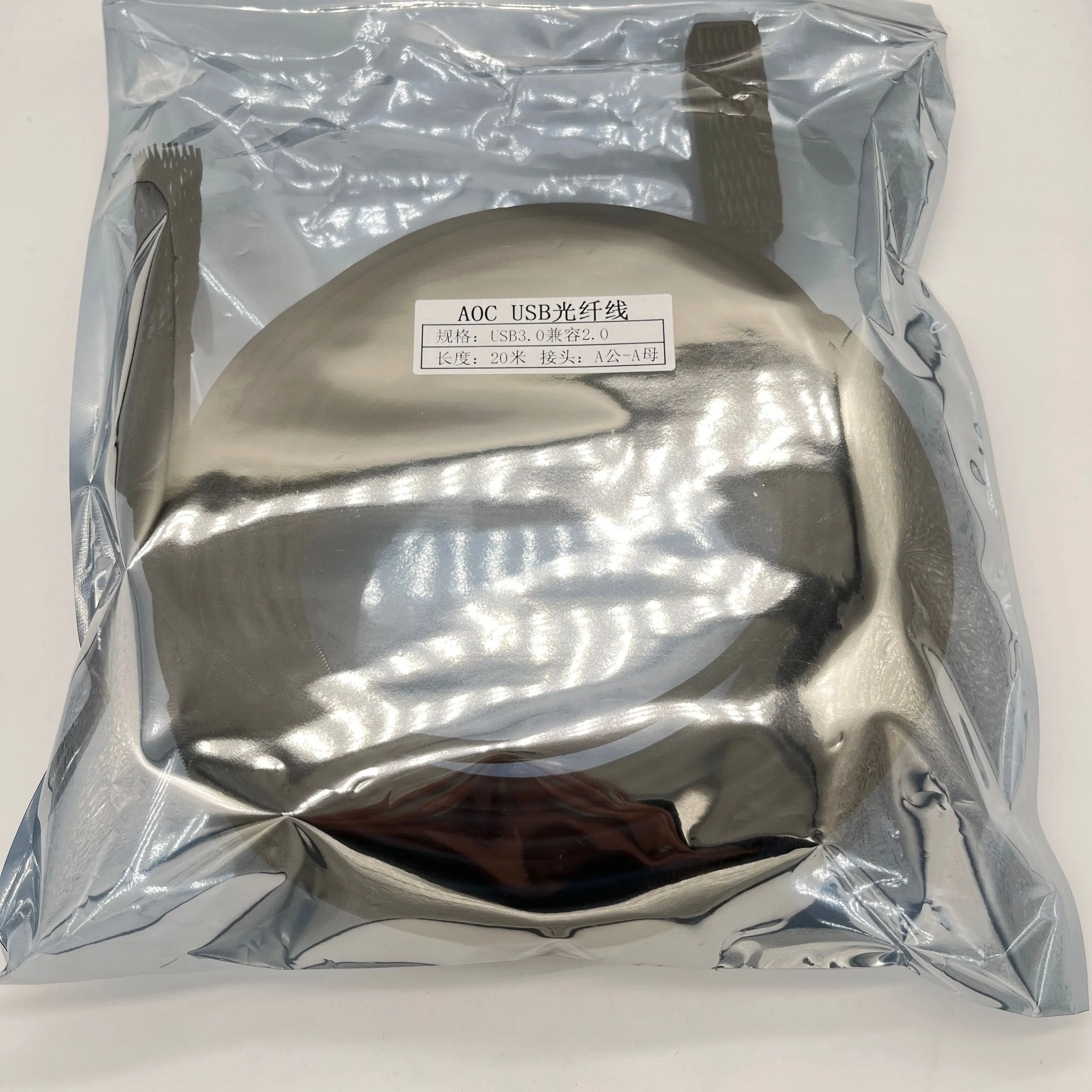 Negro 40m USB 3.0 AOC Cable Macho a Hembra 10Gbps Transferencia de Datos Compatible con USB 2.0