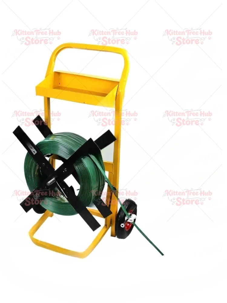 plastic packing with shelf cart, hand-pulled cart, with tray cart