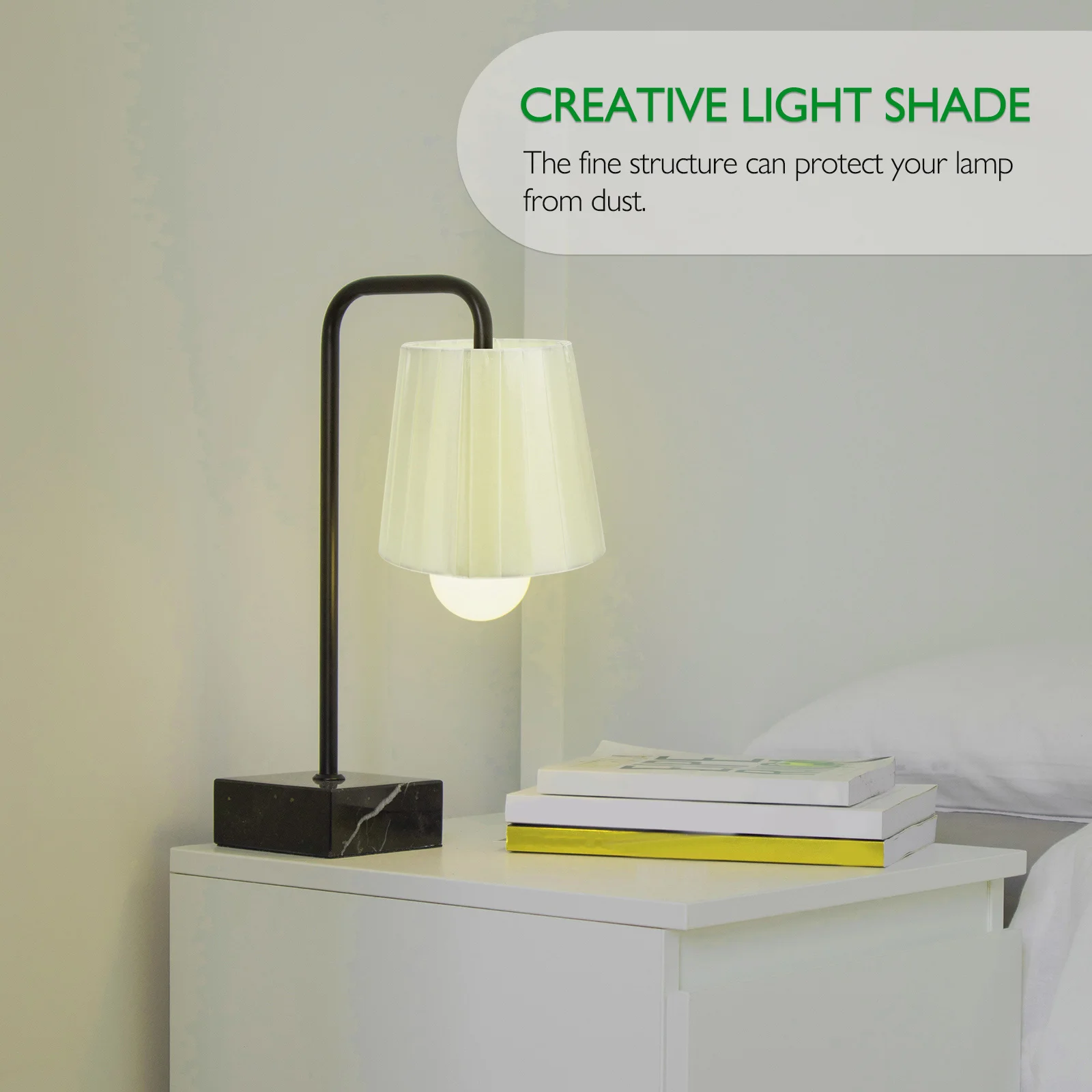 

Clamp Lampshade Cloth Cover Clip Bulb Durable Lightweight Home Decor Wall Floor Ceiling Lamp Accessory Mood Bedroom Warmth Gift