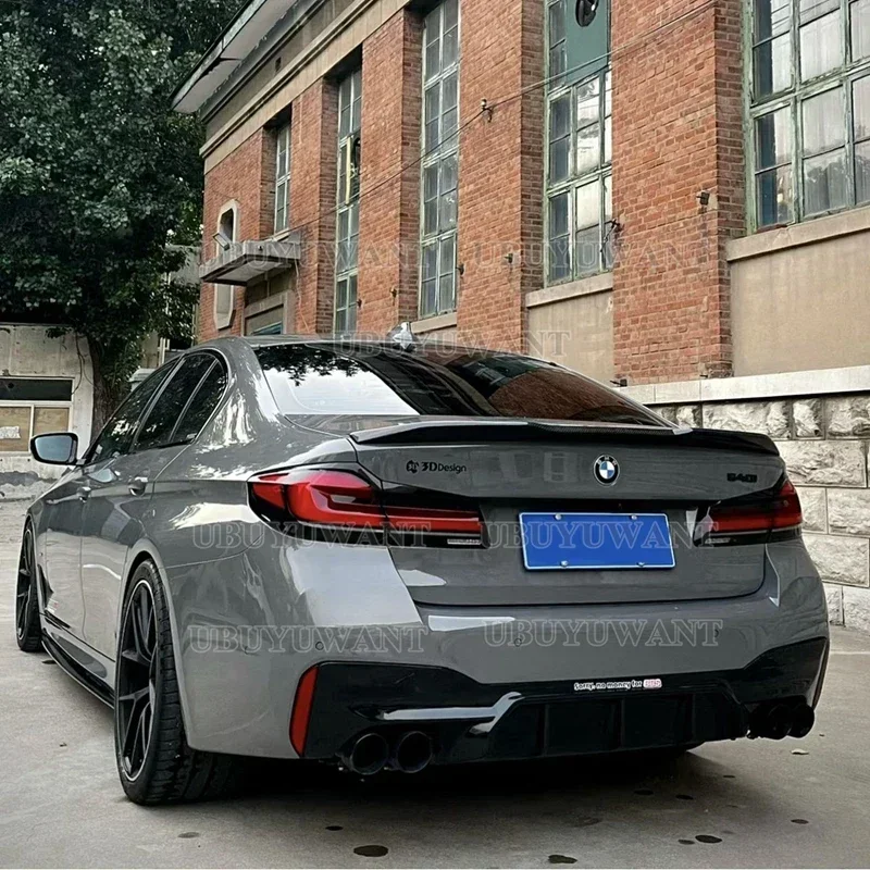 For BMW 5 Series G30 Spoiler 2018 2019 2020 Year Rear Wing PRO Style Sport Body Kit Accessories Carbon Look