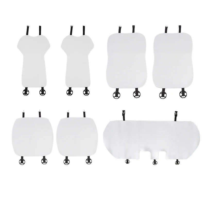 جديد غطاء مقعد وسادة ل تسلا نموذج 3 هايلاند نموذج Y العرعر اكسسوارات السيارات الفانيلا مكافحة القذرة مسند الظهر منصات أبيض أسود #6