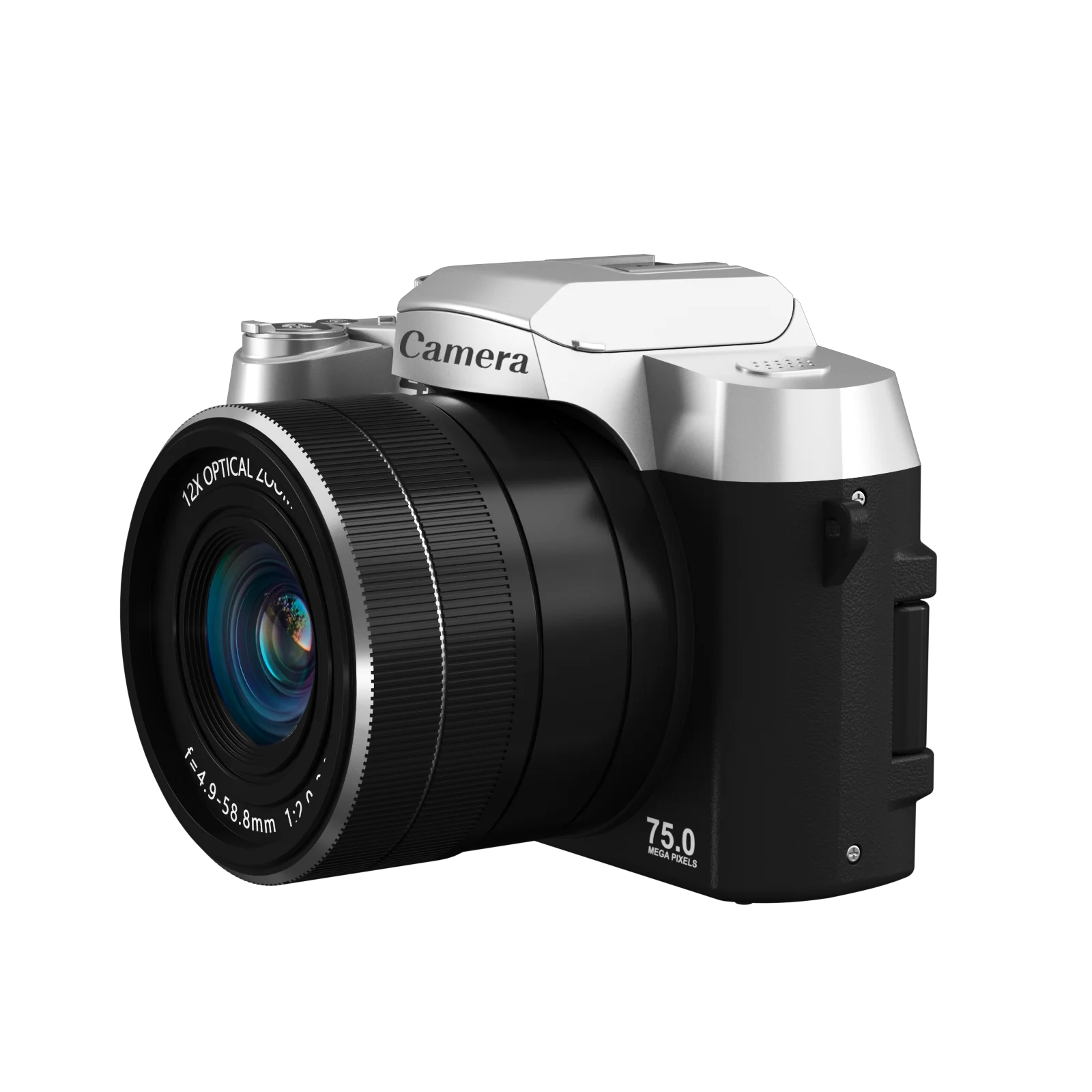 ZIHOTEK 4K Vlogging Camera WD09PRO 75MP 18X Zoom 180 Flip Touch Screen 3.0