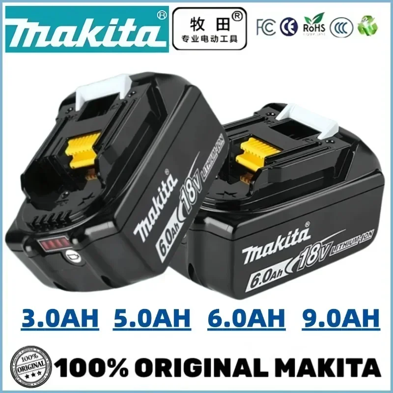 18V 6.0Ah Makita Original Powerful Replacement Battery BL1860B BL1860 BL1850B BL1830DTK700 DDF487 Series Replacement Battery