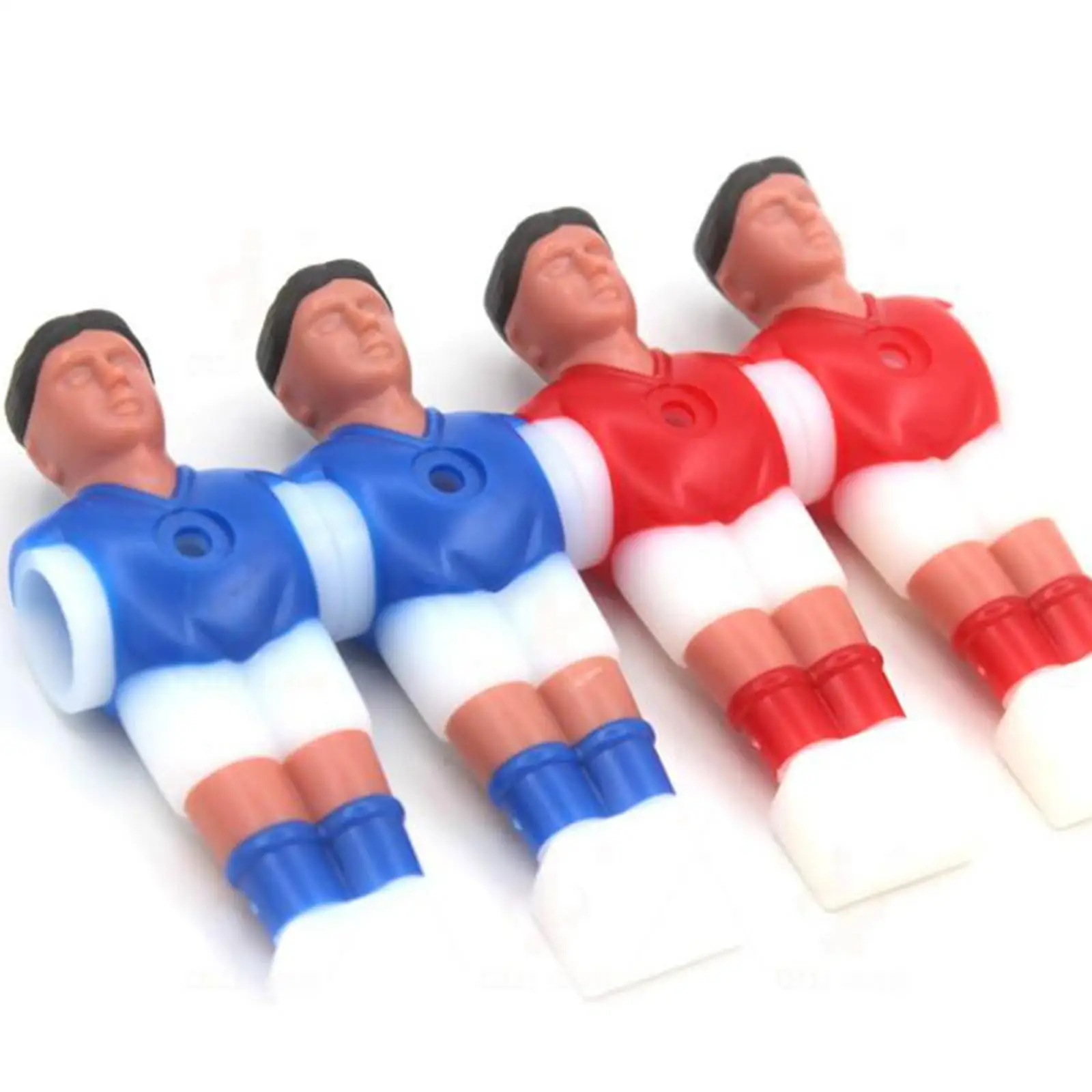 5x 4pcs Mini Foosball Men Soccer for Table Miniature Football Players Model with Ball Tournament Game Replacement