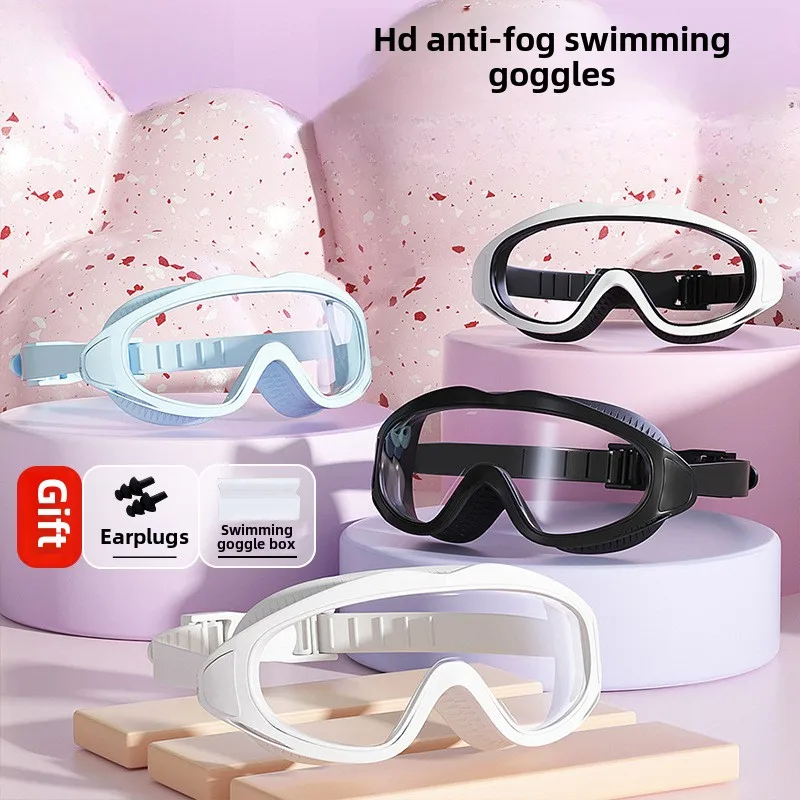 

Professional Anti-Fog Swimming Goggles with HD Lens, Leak-Proof Design for Adults & Kids, UV Protection Swim Glasses