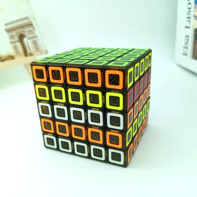 البعد 5x5x5 QYTOYS المكعب السحري MoFangGe 5x5 المهنية نيو سرعة ملتوي لغز الدماغ المضايق ضد الإجهاد ألعاب تعليمية