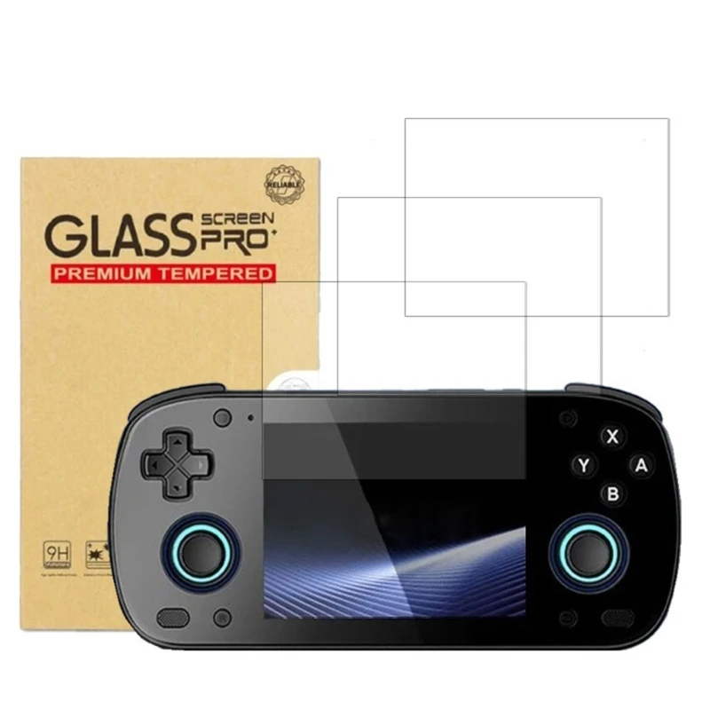 Tempered Glass Film Screen Protector for Retroid Pocket Mini Game Console Scratch Resistant 9H Hardness Easy to Apply