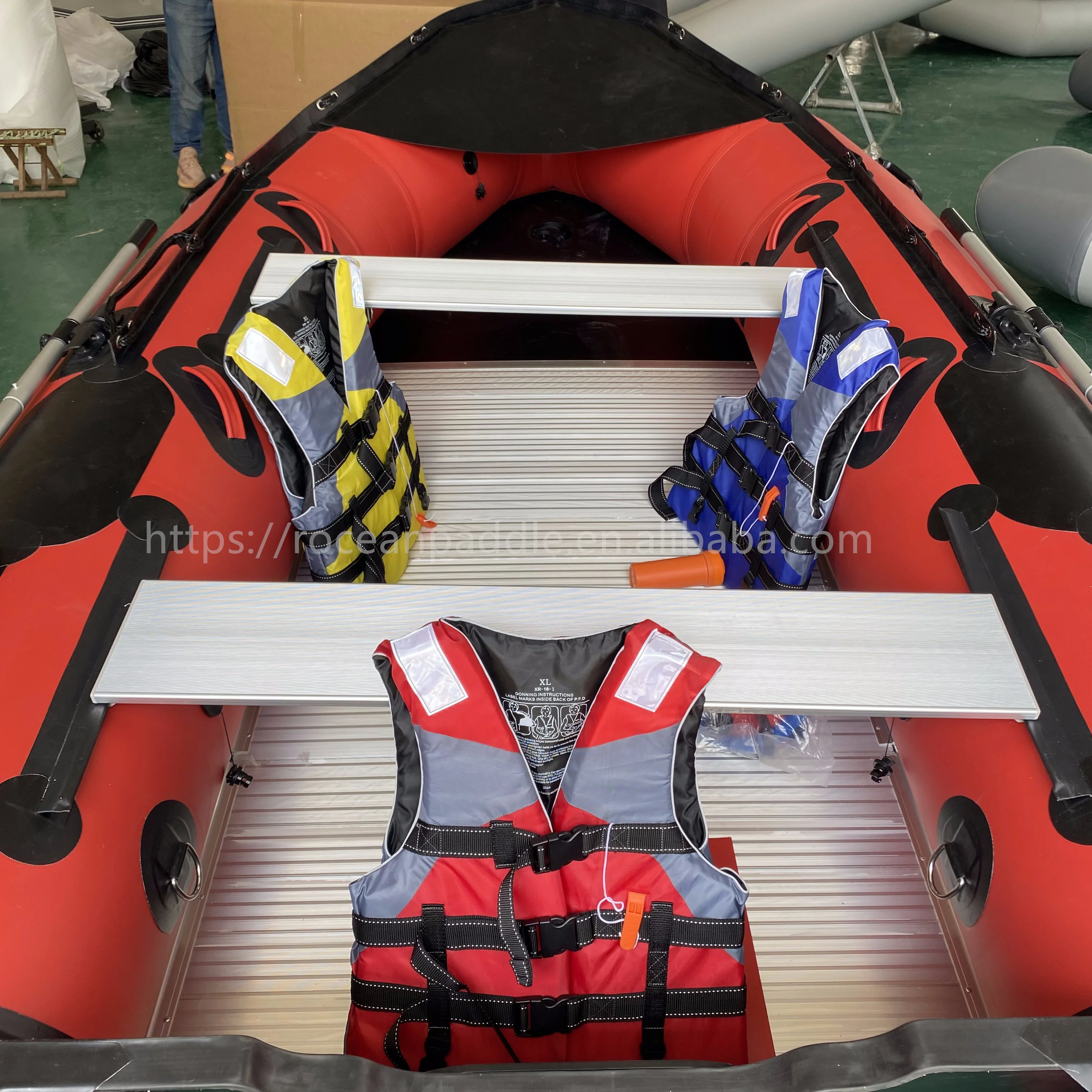 مصنع الثقيلة 3.8 م 4.3 م 5.2 م 5.8 م 18ft قارب كبير قارب صيد قابل للنفخ أكبر قارب قابل للنفخ